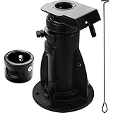 C5G1216 12'-16' Adjustable Cushioned 5th Wheel to Gooseneck Adapter Compatible with 2-5/16' gooseneck Hitch Balls, Towing Capacity 20000 Lbs