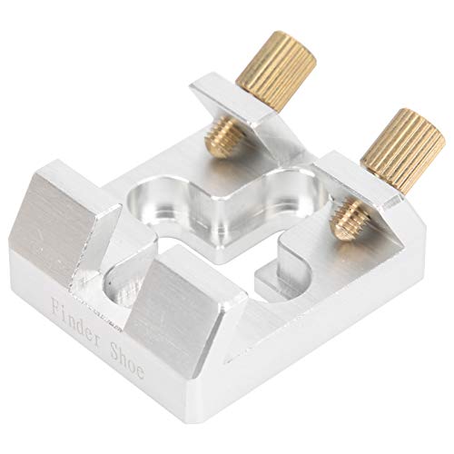 Akozon Finderscope Mounting Bracket Astronomy Telescope Aluminum Alloy Dovetail Base Slot Plate Dovetail Base Ideal for Installation of Finder Scope