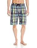 Kanu Surf Men's Zuma Swim Trunks, Black, Large