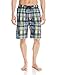 Kanu Surf Men's Big Zuma Extended Size Swim Trunks, Black, 3X