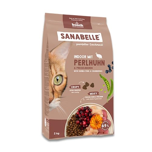 Sanabelle Life Indoor mit Perlhuhn & Preiselbeeren 8 kg