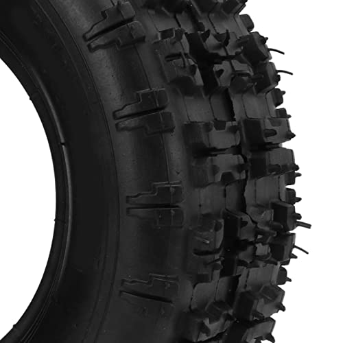 BRRNOO Pneus de Tondeuse à Gazon, Pneu 13x5,00‑6 avec Tige de Valve Droite épaississant Pneus Intérieurs et Extérieurs de Tracteur de Pelouse pour Tondeuse à Gazon Chasse-neige