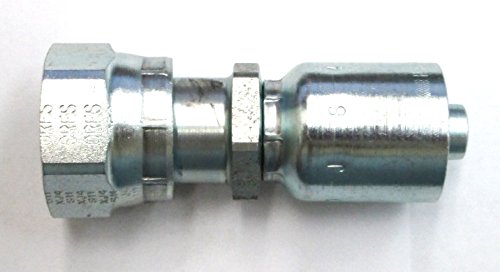 HF 1JS43-24-20 - Parker 1JS43-20-20 Fitting 1-1/4'' Hose X 1-1/2'' Female Seal-Lok - Swivel - Long (Forseal/O-Ring Face)