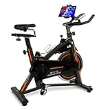 La bicicleta indoor EVO S2000 es perfecta para los que se inician en el ciclismo indoor. Uso recomendado de hasta 7 horas semanales y con monitor LCD para controlar RPM, tiempo, calorías y distancia
