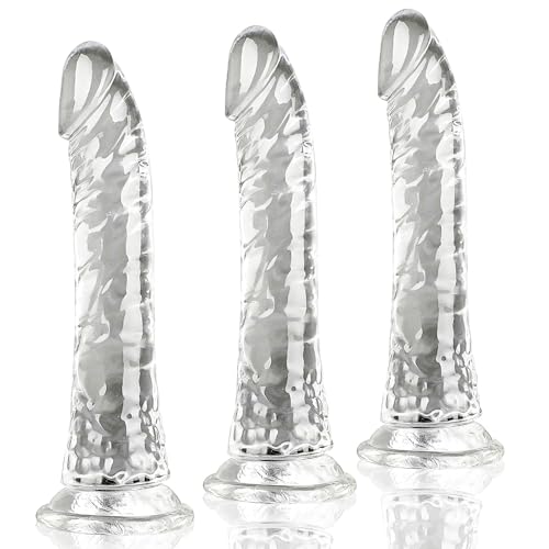 3er Realistischer Dildo Set mit Saugnapf,Anal Dildo Analdilos Herren,Realistische Dildos Buttplug Analplug Set（Dildo Klein Groß xxl）,SM Analspielzeuge,Diloschwanz für Frauen,Analplug für Männer