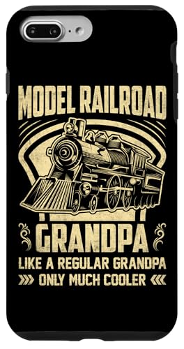 鉄道模型 おじいちゃん Like A Regular Grandpa Only Much Cool スマホケース iPhone 7 Plus/8 Plus 用