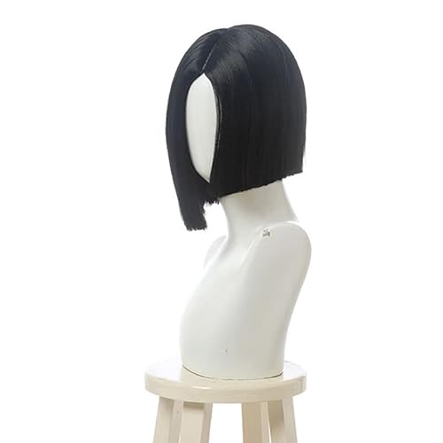 Miniatura 2 de Juego Valorant Viper Cosplay peluca corta recta negro Cosplay Pelucas resistentes al calor pelo sintético Halloween juego de rol + peluca gorra