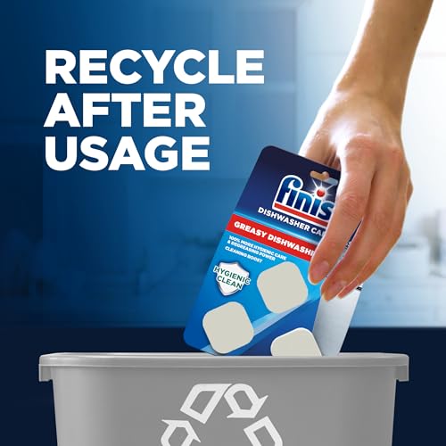 Finish In-Wash Geschirrspüler Reiniger Tabletten 53g 3 Tabletten bis zu 3 Monate Reinigung – Ansicht 6