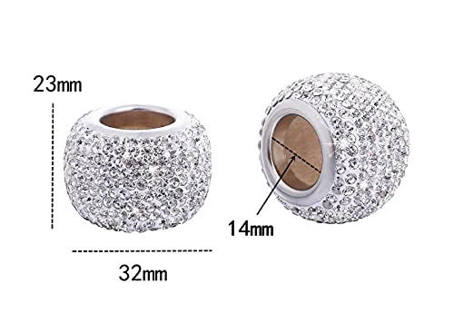 4 Pezzi Collari Poggiatesta In Cristallo Strass Bling Per Auto - Decorazione Interni AB - 4