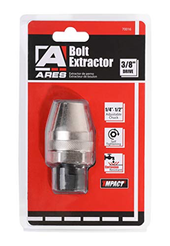 Ares 70016 - Damaged Bolt And Stud Extractor Tool - Grips And Removes 1/4-Inch To 1/2-Inch Studs - Ideal For Broken, Rounded Off, Painted Over, And Rusted Tight Bolts #TOP6
