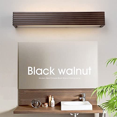 Iluminación de Baño Led en Madera de Sapo Negro de Estilo Japonés 3