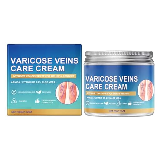 Crema Eliminación de Venas Varicosas,Spider Veins Cream,Tratamiento de las Arañas Vasculares,para el Cuidado de Las Venas y La Circulación 60g
