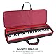 Roland CB-GO61KP Tragetasche für GO-Serie Keyboards mit 61 Tasten: GO:PIANO, GO:KEYS und GO:PIANO mit integrierter Alexa-Sprachsteuerung. Maßgeschneiderte, originale Roland Keyboardtasche.