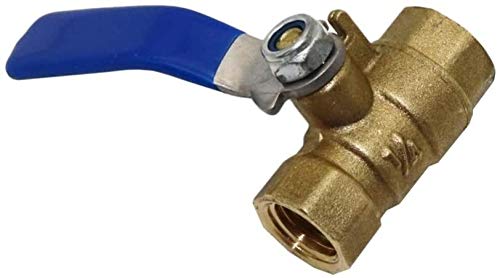 Raccordi filettati Raccordi per tubi in ottone Filettatura femmina da 1/4" Valvola a sfera in ottone Connettore rapido Giunto per irrigazione da giardino Raccordo per tubo in rame Adattatore accoppi