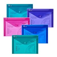 Algopix Similar Product 12 - Snopake A5 Polyfile Popper Wallet with