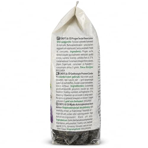 Miniatura 2 de Chefs Co Ciruelas Pasas Blandas Sin Hueso Frutas Secas Enteras Tentempié Saludable Vegano Y Con Vitaminas Conservadas Sin Sulfitos Sin Azúcares Añadidos Natural, 750g Pack De 1