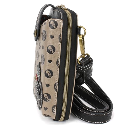 Image of CHALA Snap Crossbody RFID Protected Women Faux Leather Cellphone Purse with Adjustable Crossbody Strap