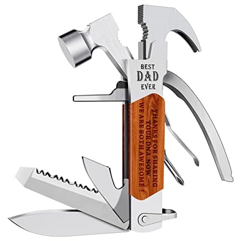 Grarg Christmas Gifts for Dad from Daughter Son, Unique Gift Ideas for Father, Hammer Multi Tool Gadgets for Men Tools Gifts for Dad, Camping Accessories, Birthday Gifts for Him Father's Day Cover