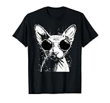 sphynx noir yeux vert Ligero, Encaje clasico, Manga de doble puntada y bastilla baja
