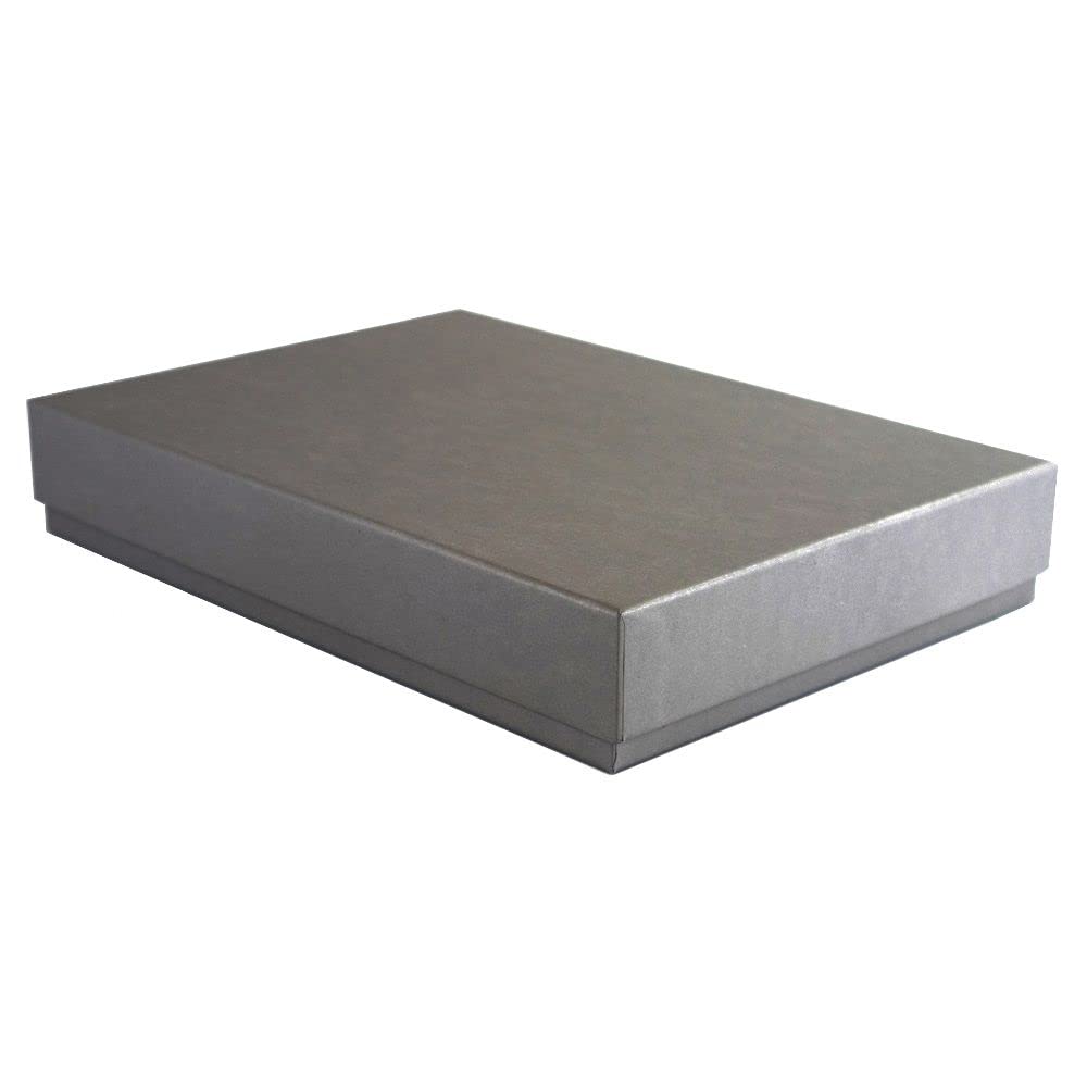 10 A4 Luxury Rigid Presentation Stationery Gift Boxes (A4-315x220x53mm, Grey)
