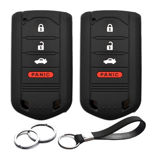 Funda para llave Acura de silicona flexible que amortigua caídas y evita arañazos