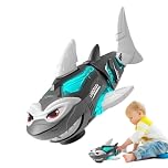 Shark Remote Control | Robotic Fun Battery Operated Toys | Electric Shark Pool Toys with Swinging Tail,for Children Home Bathtub Play Water Beach Birthday Easter