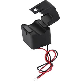 Split Cores Current Transformer PZCT-02 Small Current Transformer Precise Current Sensor Snap Joint Structure Coil Sensor Mini Split Base Current Transformer Compact Design for 100A Amp Energy Meter