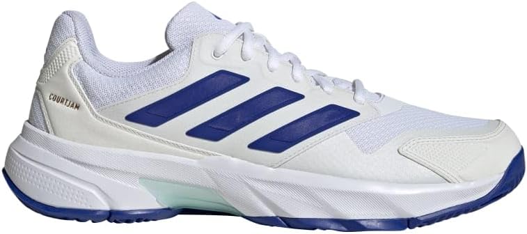 Amazon | adidas メンズ Courtjam Control 3 テニス, ホワイト/ダーク