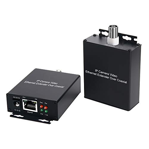 IP Over Coax Converter RuiPuo IP Camera Video Ethernet Extender Over Coaxial IP Extender 1Pair IP HD Network Coaxial Transmission Extender Coaxial Cable Port Plug and Play Transmission Distance Max IP Over Coax Converter RuiPuo IP Camera Video Ethernet Extender Over Coaxial IP Extender 1Pair IP HD Network Coaxial Transmission Extender Coaxial Cable Port Plug and Play Transmission Distance Max