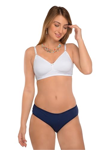 Image of DAISY DEE Women's Girls Cotton Non-Padded Wirefree Seamless Full Coverage Comfortfit Everyday Use T-Shirt Bra - NDSZN
