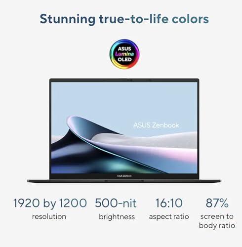 ASUS Zenbook 14 Laptop OLED táctil 16GB 2TB SSD Intel i7 miniatura 6