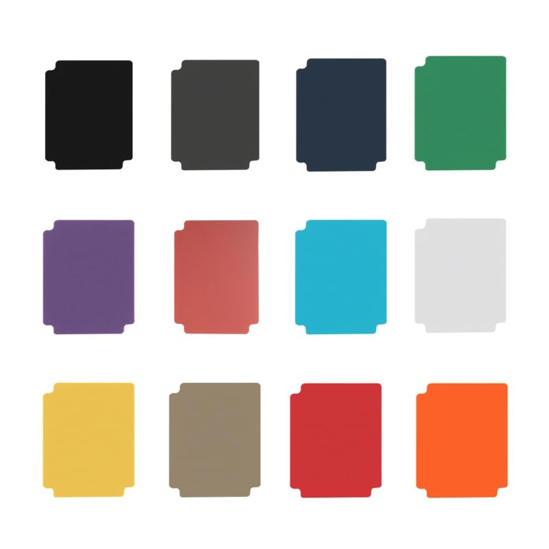 50 Pcs Trading Card Dividers Card Separator with Tabs Card Storage Box Index Card Dividers for Office Games Card and Sports Cards Gathering Storage Supplies 2.7 x 3.8 inches/10 Colors