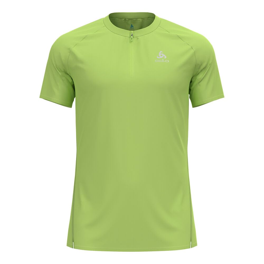 Odlo Herren X-Alp Trail 1/2 Zip Crew Neck Laufbekleidung Laufshirt Limette - L