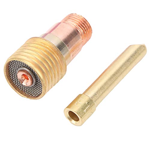 Kit de tocha de solda TIG, copos de cerâmica industriais multimodelos, 2,4 mm, conjunto de mandril d