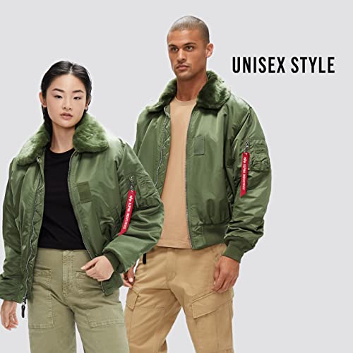 Image of Alpha Industries Men's B-15 Flight Jacket (S, Sage)