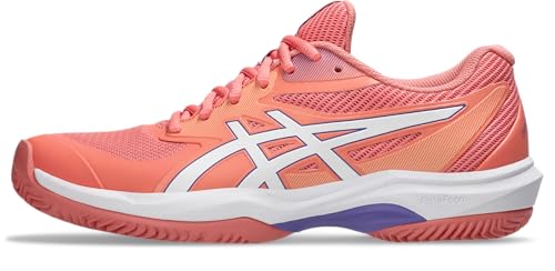 Image of ASICS Womens Game Ff Padel Sneaker, Guava White, 7.5 UK