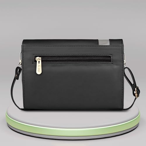 Image of ALSU Women's trendy Sling Bag | handbag | purse | crossbody bag| deattachable straps | adjustable straps |card slots side bag| phone pocket