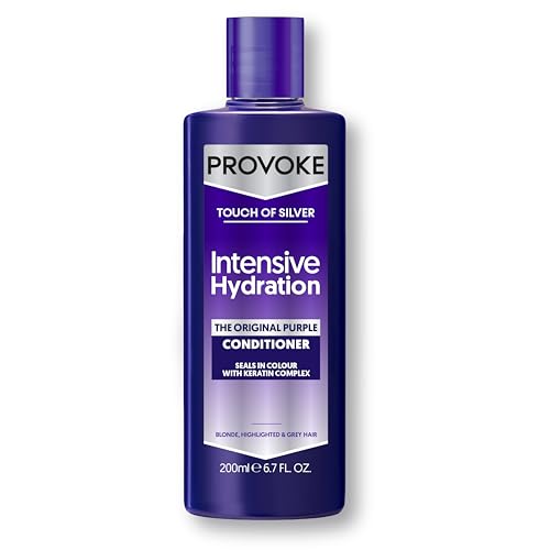 PROVOKE Touch of Silver Intensive Conditioner - for Blonde Platinum White or Grey Hair - 200 ml