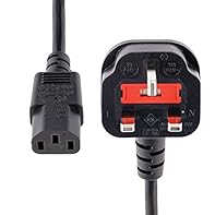 【Universal Compatibility】 The Oxiiert power cable is designed for a wide range of devices, including PCs, monitors, printers, power adapters, and other C13-compatible equipment. Fitted with a BS 1363 UK 3-pin plug, it ensures seamless connectivity. 【...