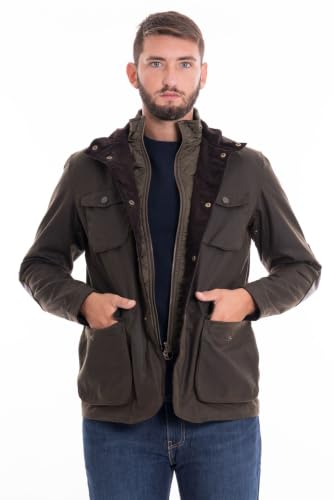 Image of Barbour Ogston Waxed Jacket - Olive