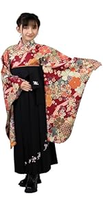 Amazon.co.jp: [RerCu] 簡単袴セット 袴 卒業式 フルセット 七五三