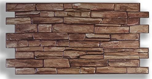 Grace Baltic  3D Wall Panels for Interior Wall Decor Non-Adhesive Thin and Elastic PVC Wall Covering Panels for Home and Office (10, Dark Slate)
