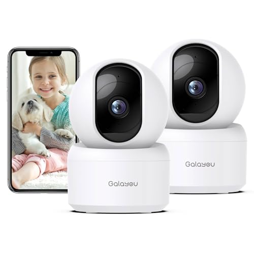 GALAYOU 2K Telecamera Wifi Interno · Videocamera Sorveglianza Interno Wifi