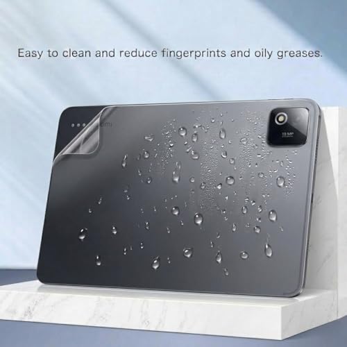 Image of Saco Hydrogel Back Screen Protector Compatible for Xiaomi Pad 8 /8 Pro / 7 /7 Pro | Xiaomi Pad 8 Screen Protector - Flexible Soft Film, Bubble-Free, Scratch Resistant, HD Clear Back Protection