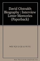 David Oistrakh Biography : Interview Letter Memories 7103035504 Book Cover