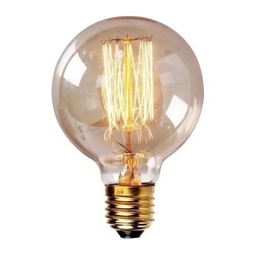Lâmpada Filamento de Carbono Retrô G125 40W E27 (110, Volts)