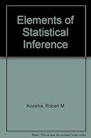 Elements of statistical inference 0201039001 Book Cover