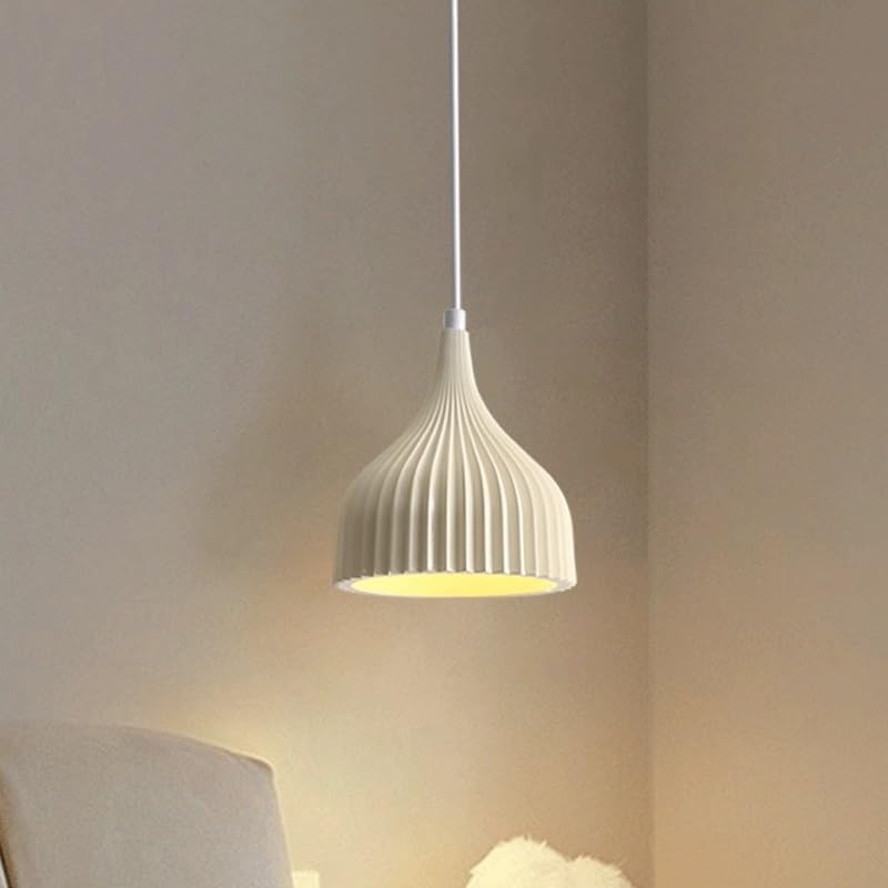 Suspension compacte 5,3 pouces beige pour éclairer les petits espaces et angles sombres