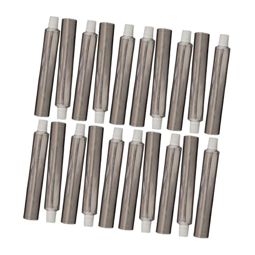 MotiveTech Tubos de Pintura Vacíos con Tapa, Fáciles de Abrir, Versátiles Y Rellenables. Tubos de Aluminio Vacíos para Crema de Manos, Acuarelas Y Pinturas Al ól, 20 Unidades de 10 ml