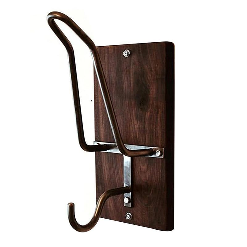 Helmhalterung Wand Multifunktions-Stahl-Motorradhelmhalter-Aufhänger-Rack-Wandhaken for Mäntel, Hüte, Kappen, Helmständer, Lagerregal, 1 Stück Motorradhelm Halterung